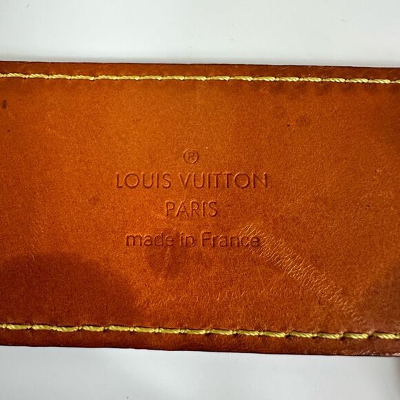 Louis Vuitton Vachetta Leather Key Ring Bag Charm - Picture 10 of 15